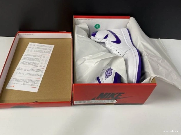 Rep Onekick CD0461-151 JORDAN COURT RETRO HIGH 1 PURPLE AIR 0523